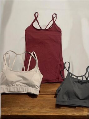 Women's Athletic Bundle- 2 sports Bra + Lululemon tank top